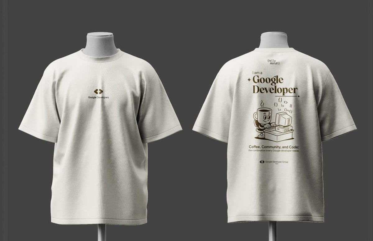 Camiseta Google Developer